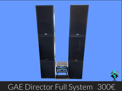 GAE Director Full System   300€
