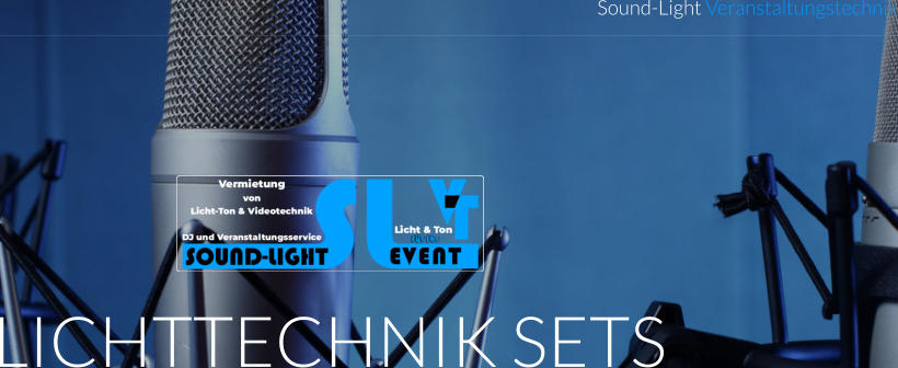 LICHTTECHNIK SETS Sound-Light Veranstaltungstechnik