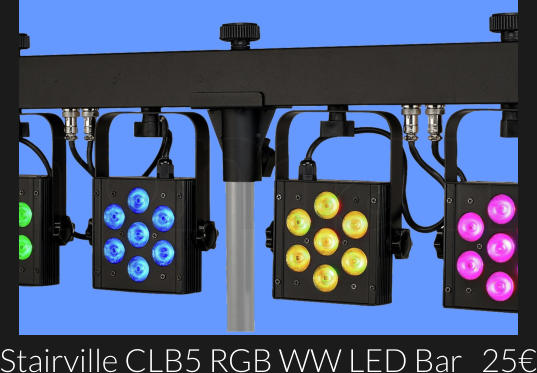 Stairville CLB5 RGB WW LED Bar   25€