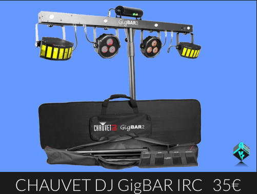 CHAUVET DJ GigBAR IRC   35€