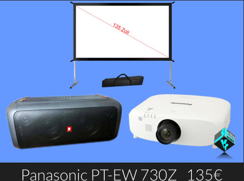 Panasonic PT-EW 730Z   135€