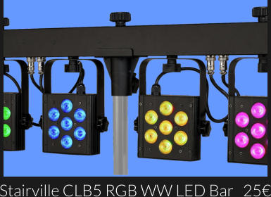 Stairville CLB5 RGB WW LED Bar   25€