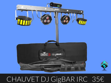CHAUVET DJ GigBAR IRC   35€